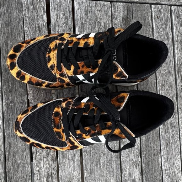 Tretorn Sweden - Loyola - Calf Hair Leopard Print Sneakers - Picture 1 of 14